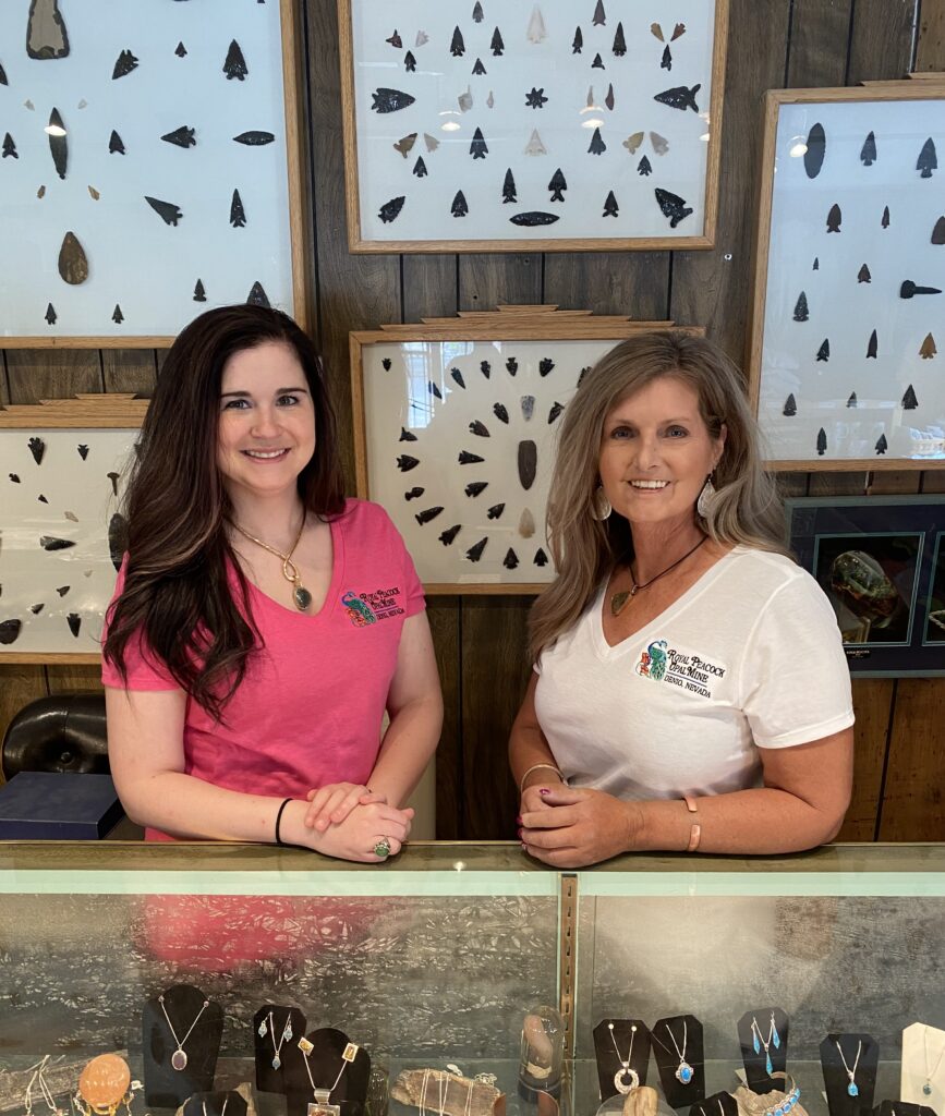 Cassie and Julie in the Gift Shop