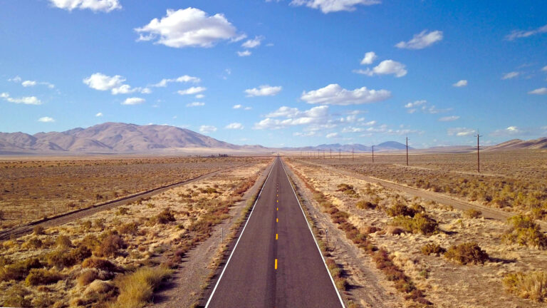 Highway 140 near the Virgin Valley, NV